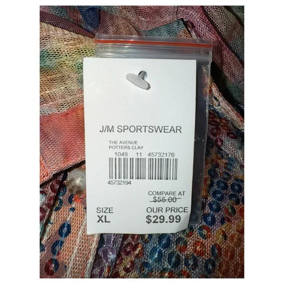 Cato Collection - Limited Edition - Rainbow Floral Sequined Shirt - Size XL - Picture 8 of 10